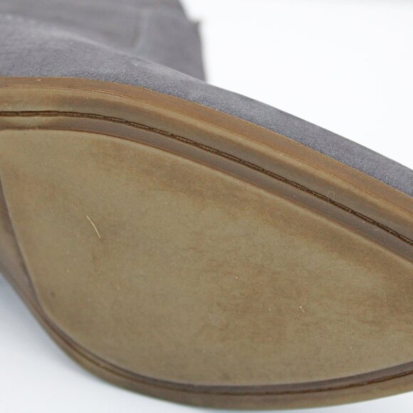 Frye ‘Jennifer’ Gray Leather Ankle Zip Bootie Size: 10 M - Picture 7 of 8